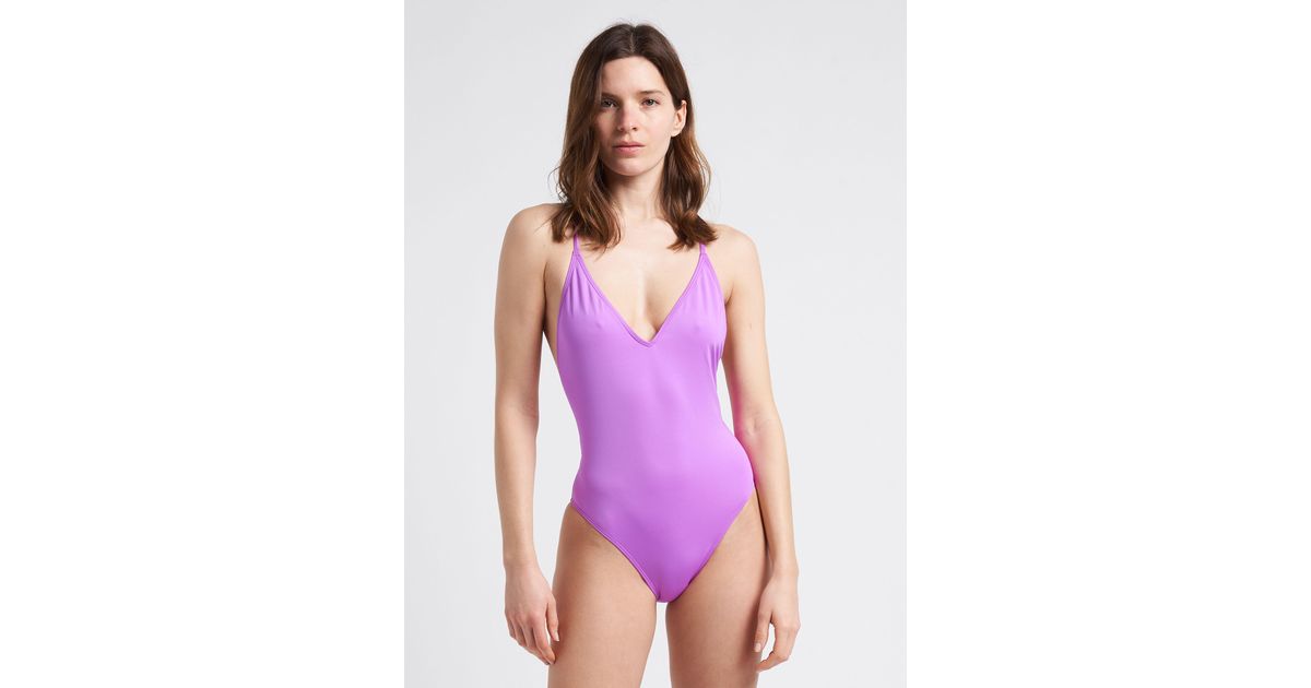 Maillot de bain 1 pièce dos nu Billabong en coloris Violet | Lyst