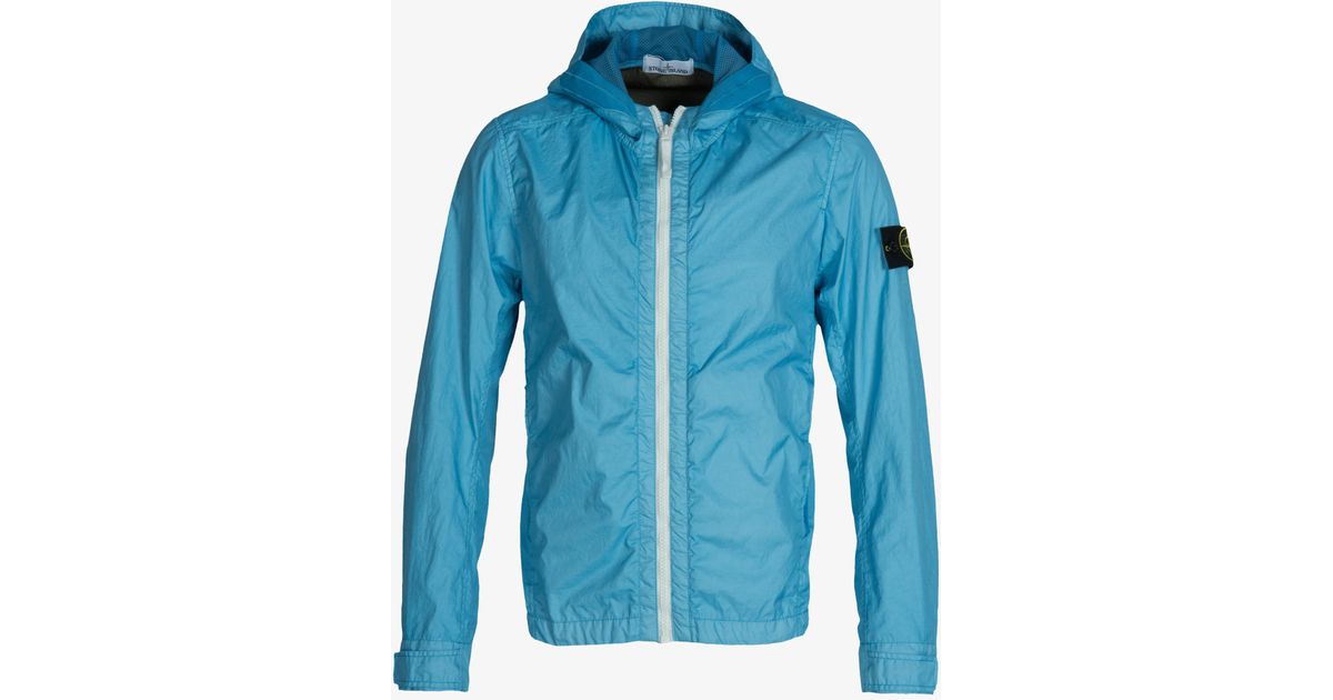stone island baby blue jacket