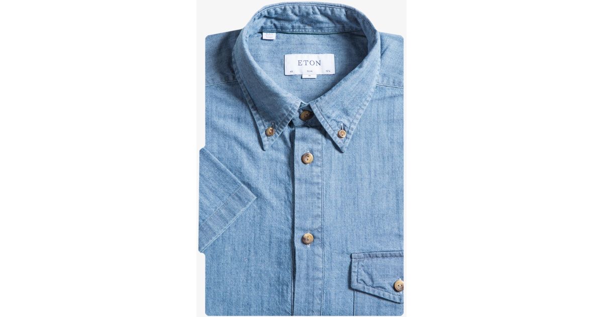 eton denim shirt sale
