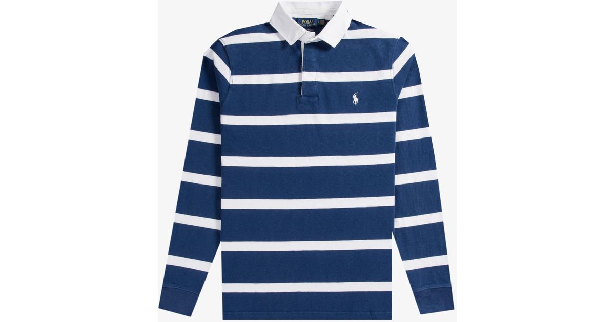 navy blue and white polo ralph lauren