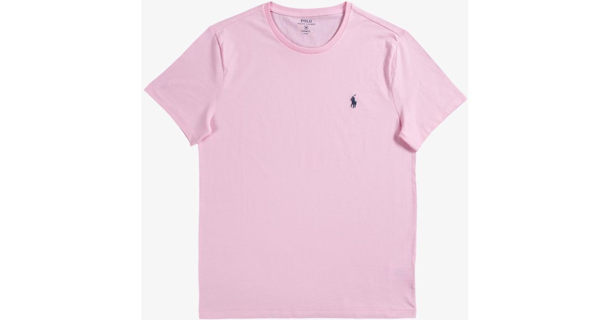 pink polo ralph lauren t shirt