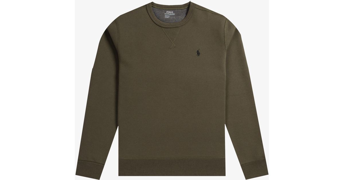 ralph lauren olive sweatshirt