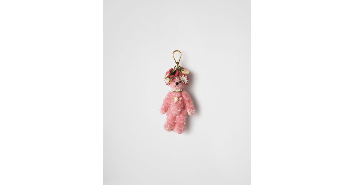 PRADA TRICK ORSETTO ビアンコ Prada Bear Trick Keychain | Saks Fifth Avenue