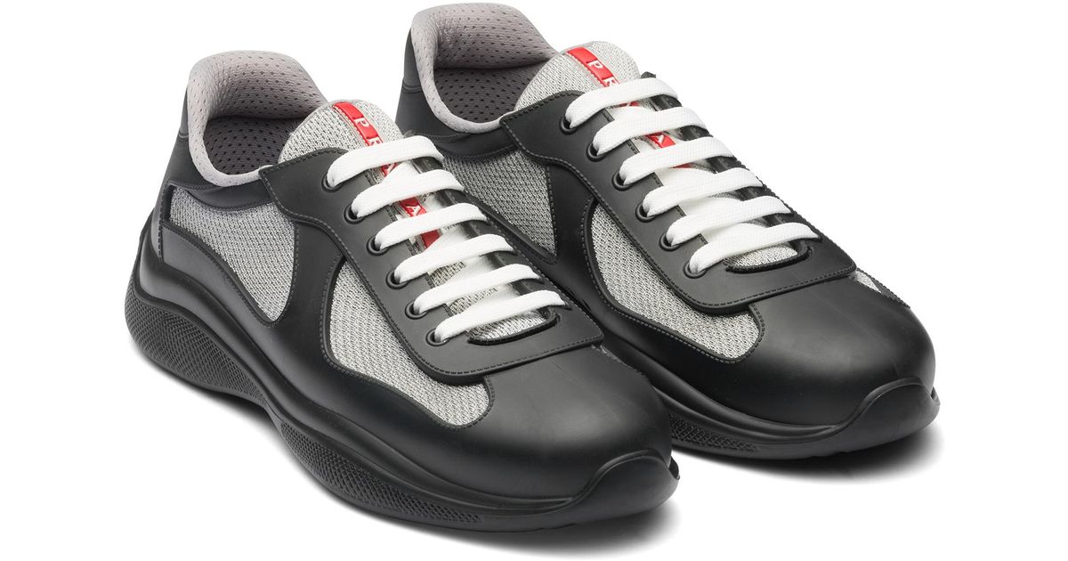 America's Cup Soft Rubber And Bike Fabric Sneakers Prada pour homme en coloris Noir Lyst America's Cup Soft Rubber And Bike Fabric Sneakers Prada pour homme en coloris Noir Lyst
