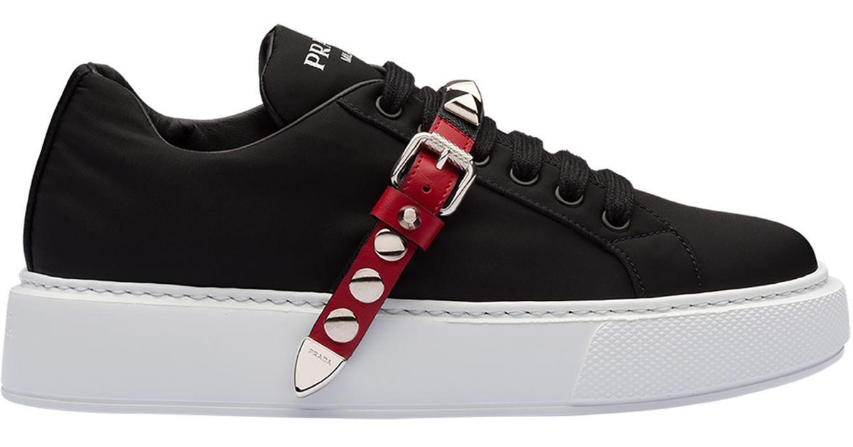prada nylon gabardine sneakers