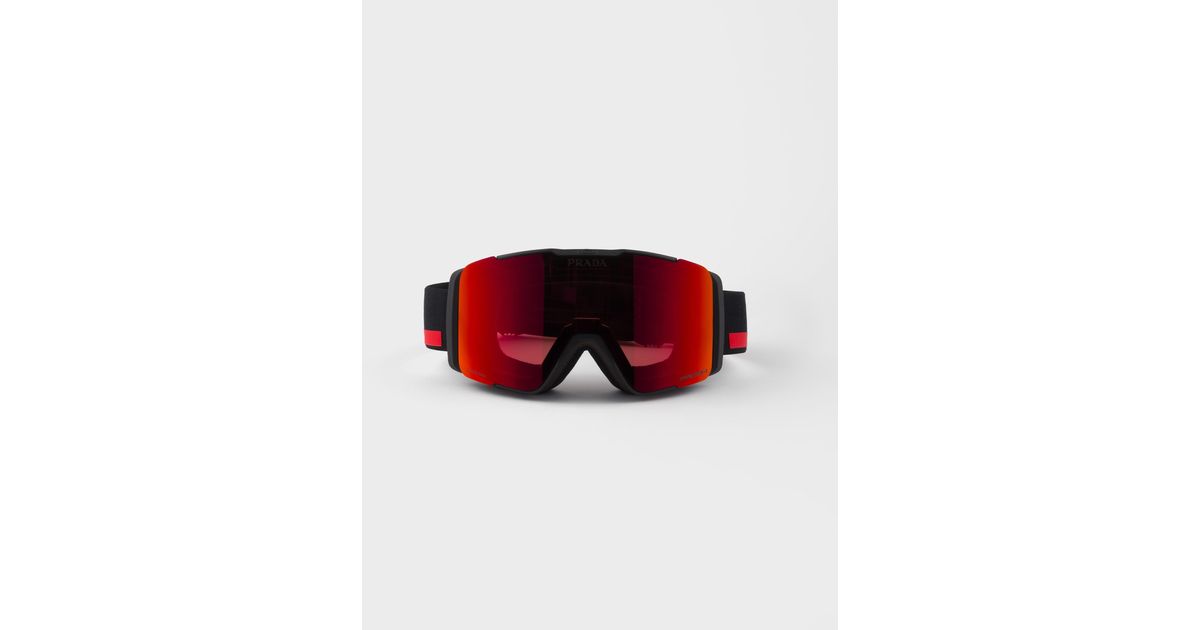 Prada Linea Rossa By Oakley Snow Goggle With Interchangeable