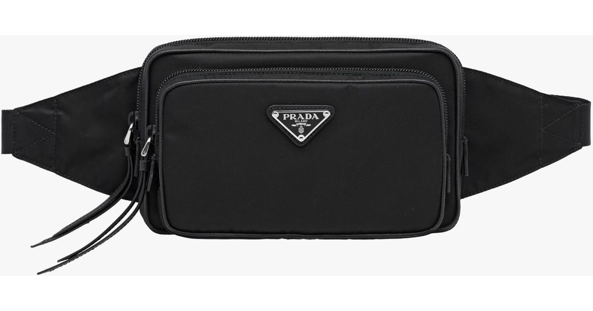 nylon prada belt bag