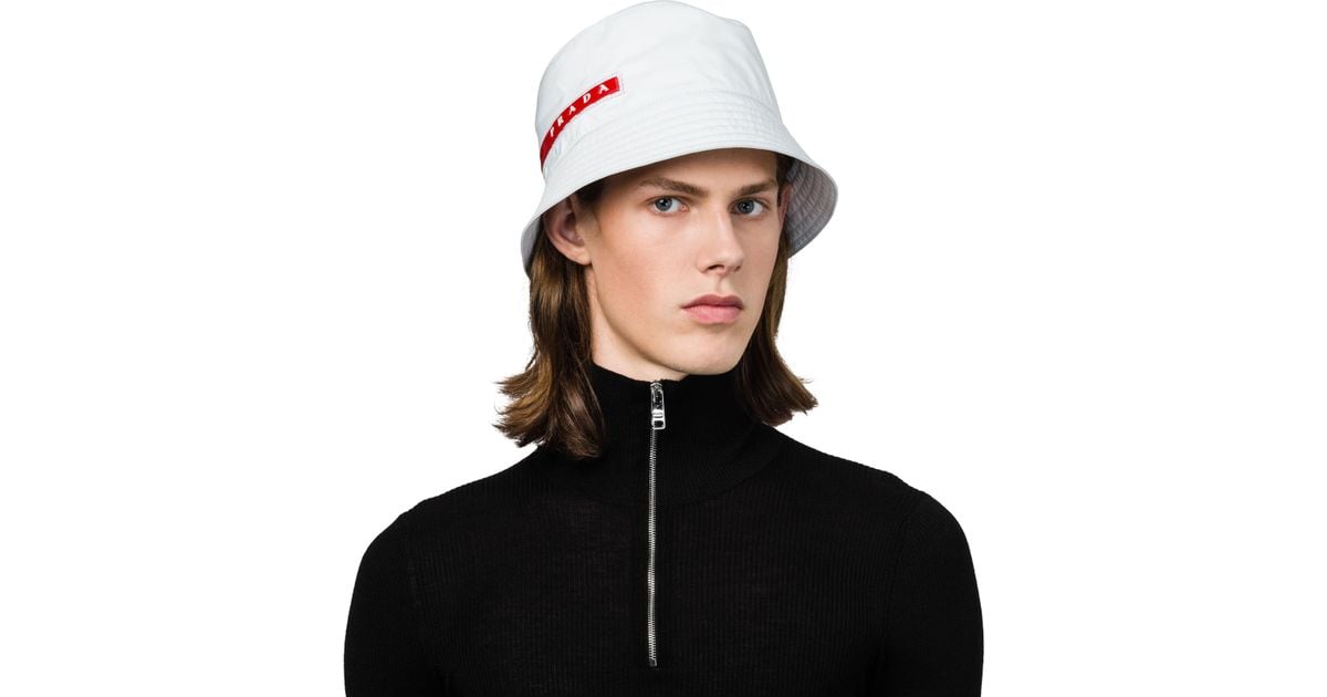 prada technical fabric cap