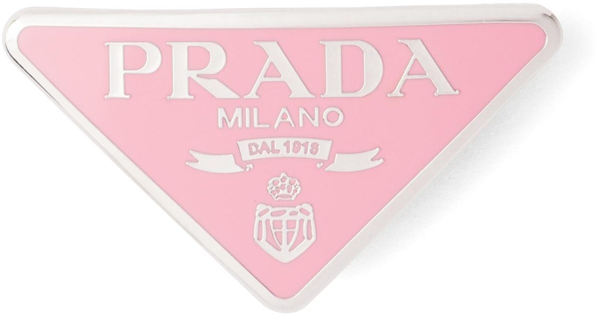 Prada Metal Hair Clip Lyst