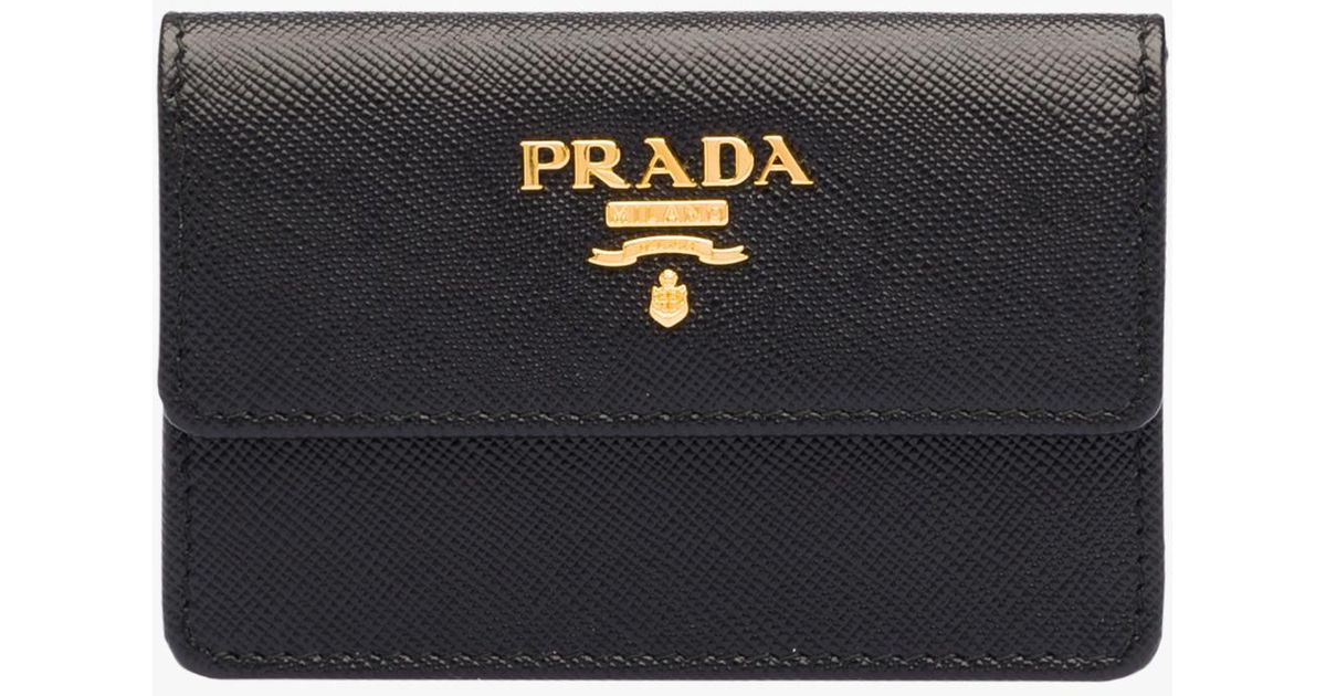 prada business card holder