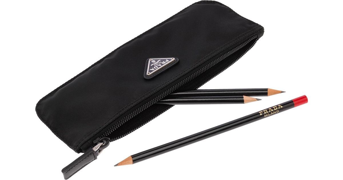 Prada Pencil Case in Black