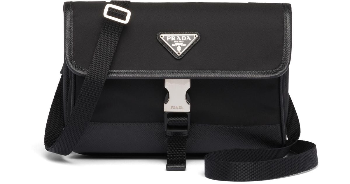 prada nylon and saffiano leather smartphone case