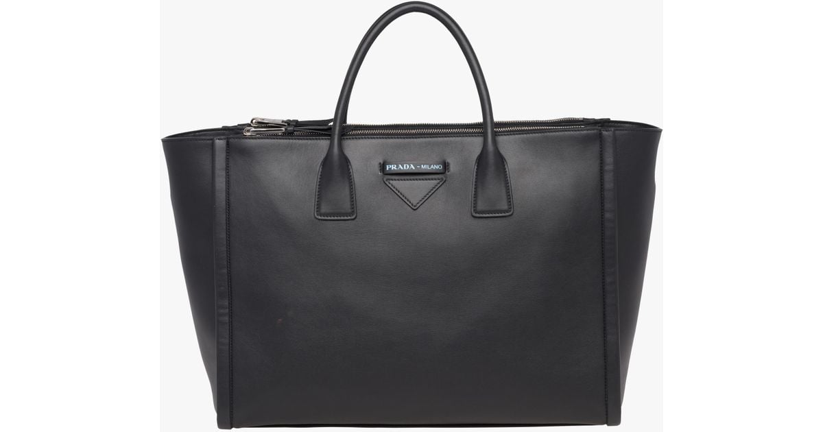 prada concept leather bag