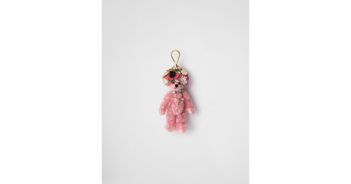 Prada＊Teddy bag charm with l ring チャーム＊送料込 0400022194448_WHITE?wid=600&
