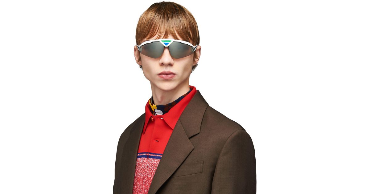 prada runway glasses
