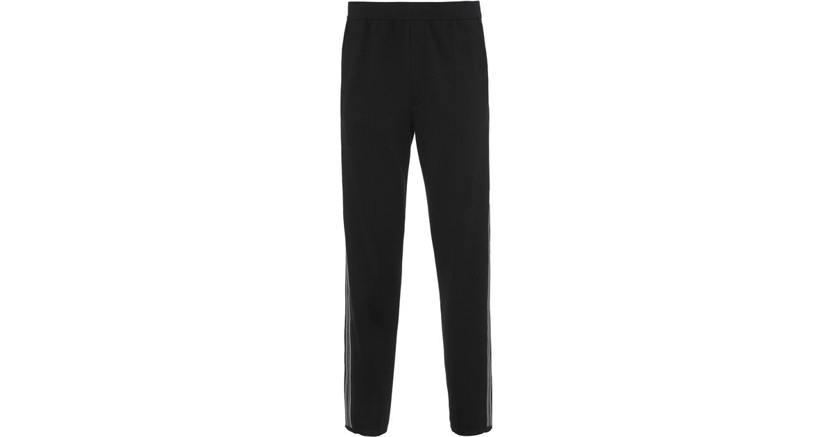 Prada Superfine Wool Pants in Black for Men | Lyst UK