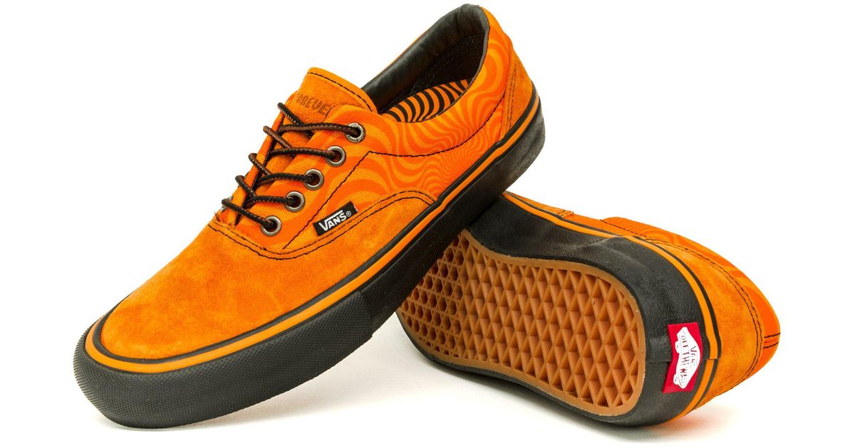 vans x spitfire era pro cardiel & orange skate shoes