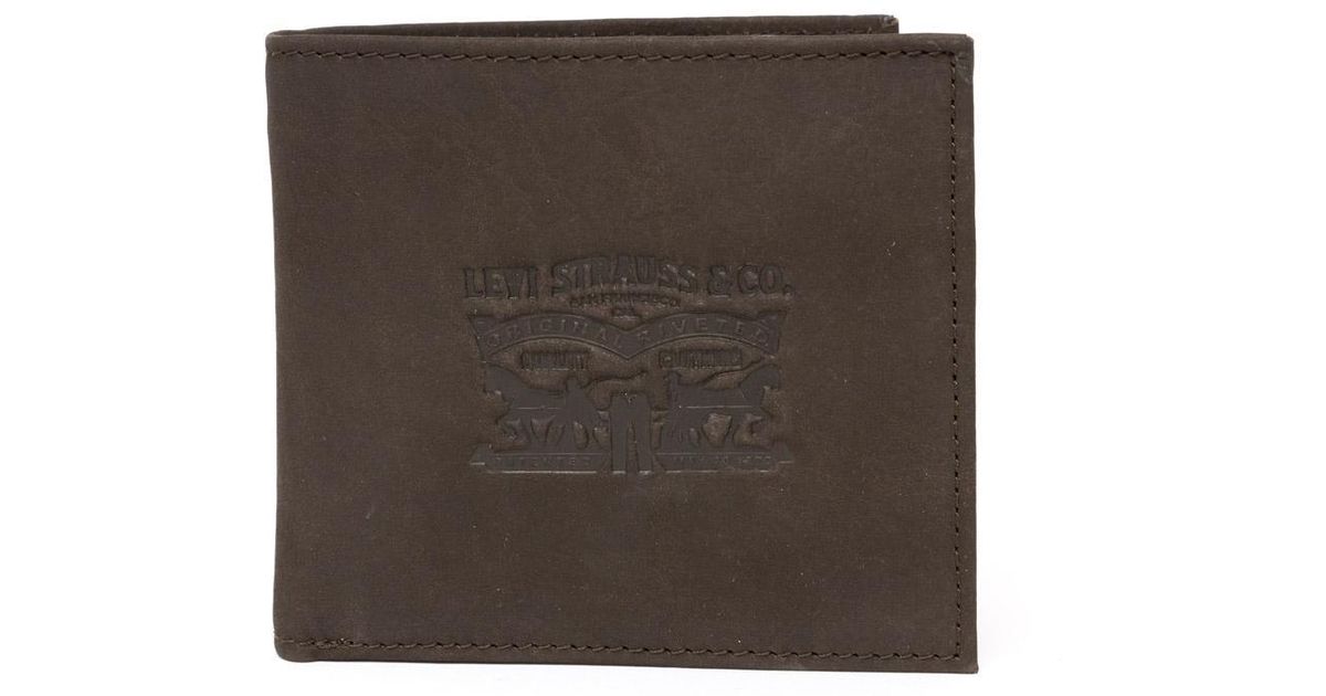 vintage two horse bifold coin wallet