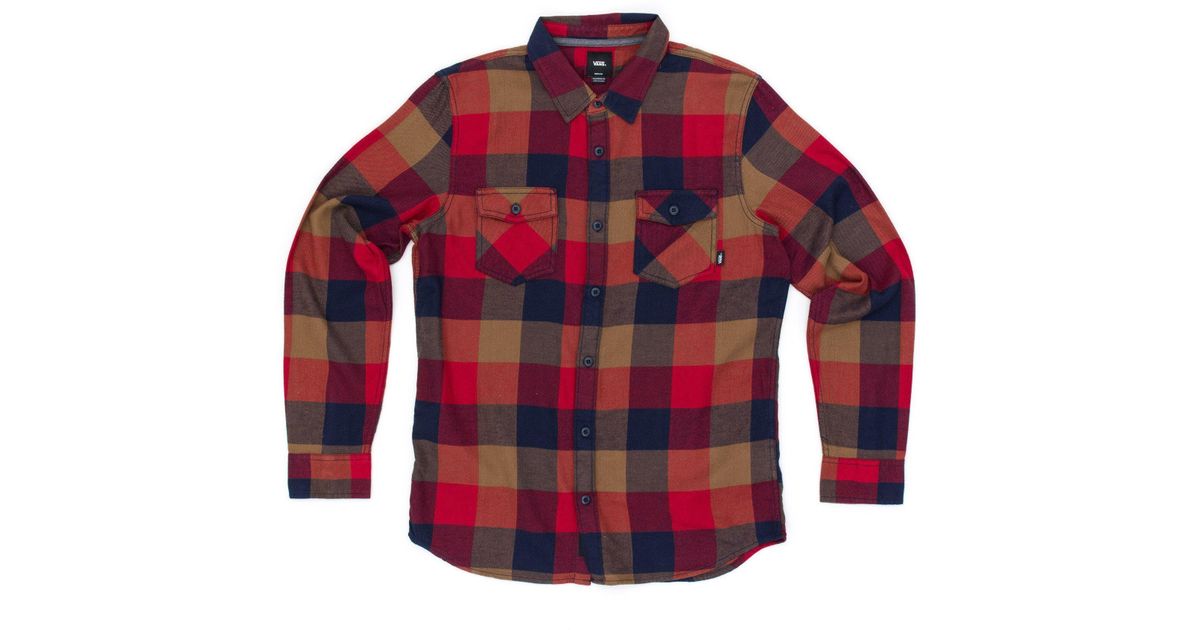 vans red flannel