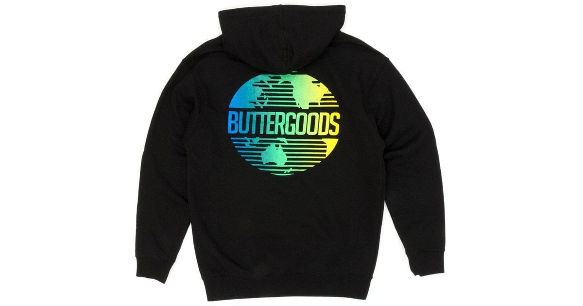 butter goods black hoodie