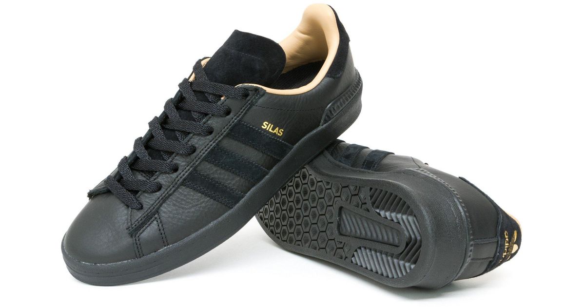 adidas Leather Campus Adv X Silas Baxter-neal Shoes in Black for ...
