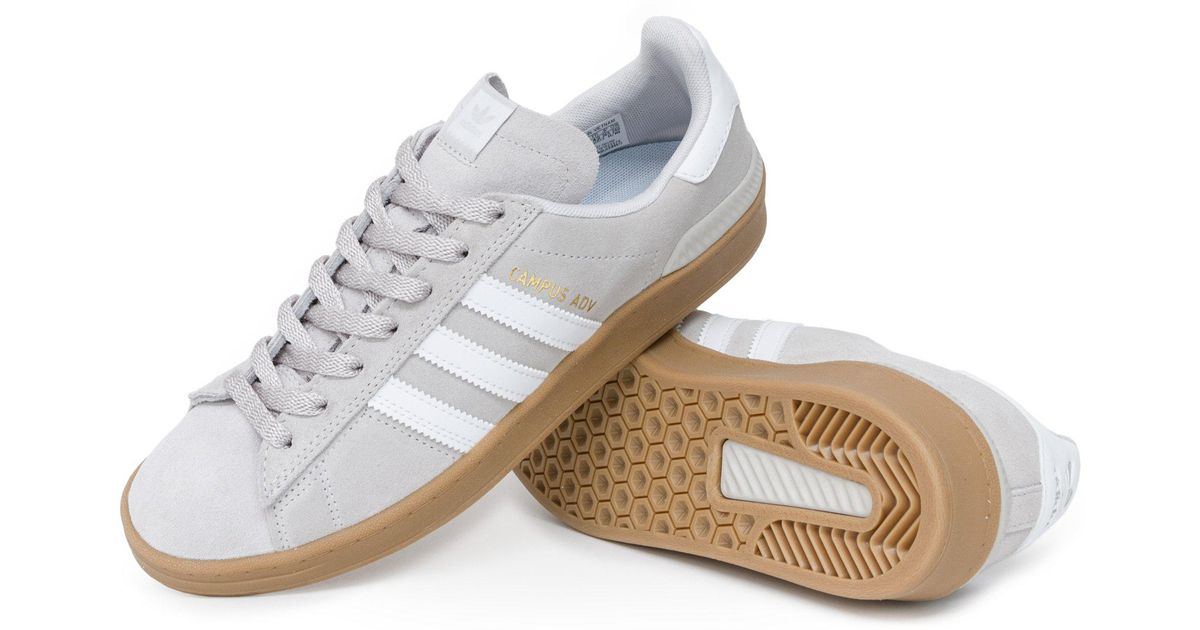 adidas Suede Campus Adv Shoes in Grey (Gray) for Men - Lyst
