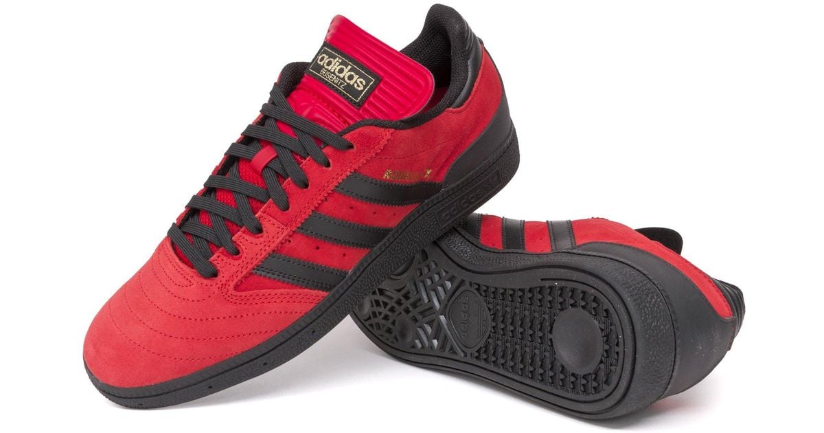 adidas Rubber Busenitz Shoes in Red for 