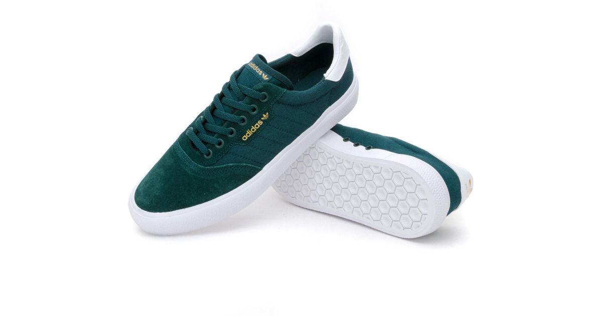 adidas Suede 3mc Vulc Shoes in Green for Men Lyst