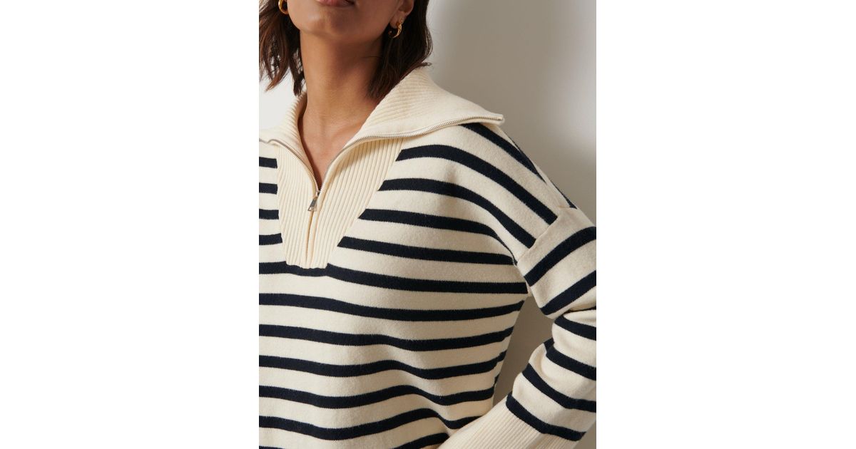 Funnel neck online zip jumper women's