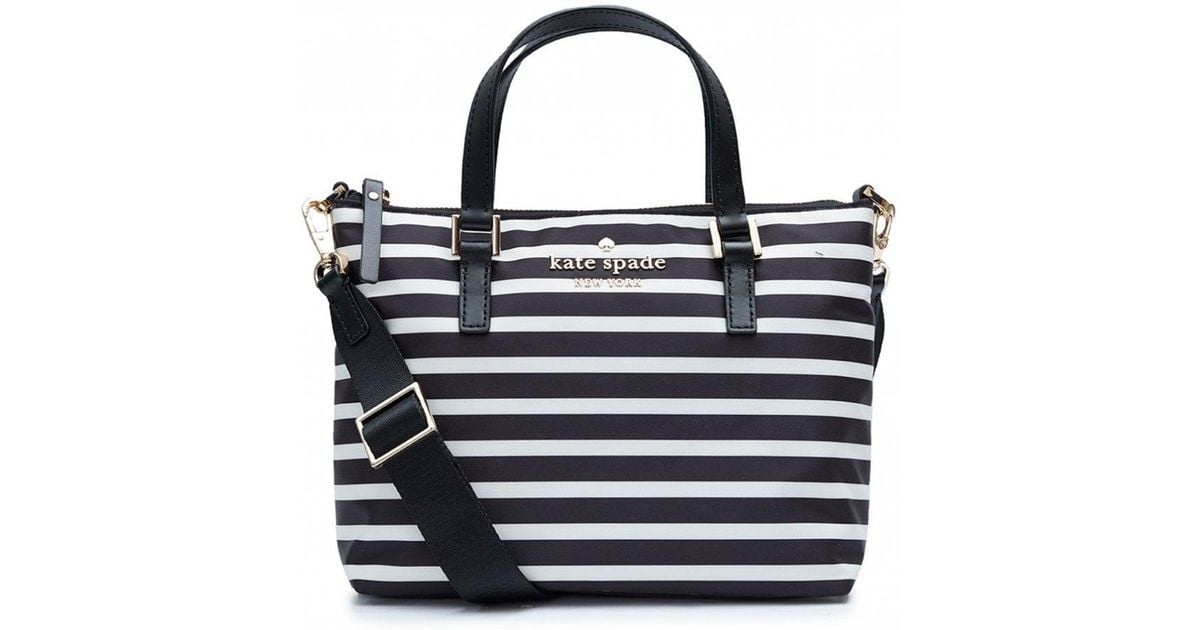 Kate Spade Black And Cream Striped Handbag Reviews 2020 Kate Spade Black And Cream Striped