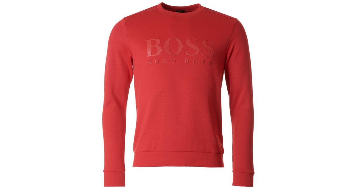 boss logo crew sweatshirt