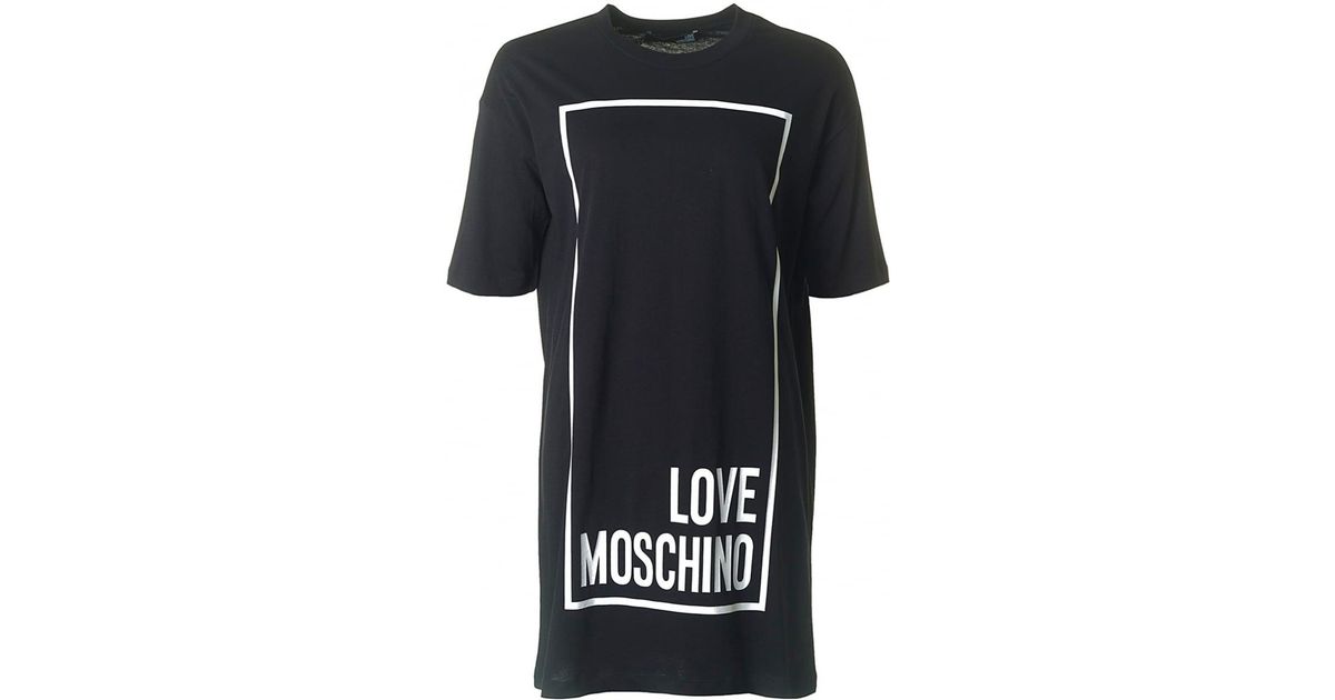 love moschino t shirt kleid