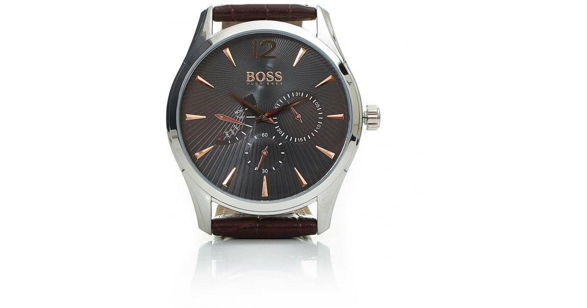 hugo boss commander watch