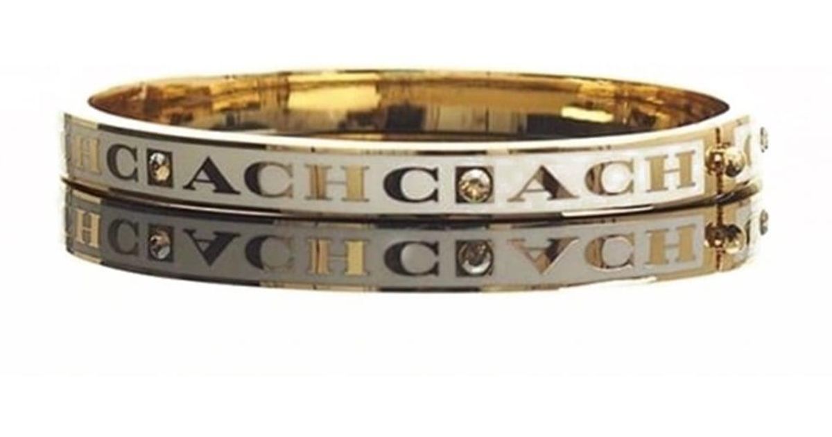 coach pave bracelet
