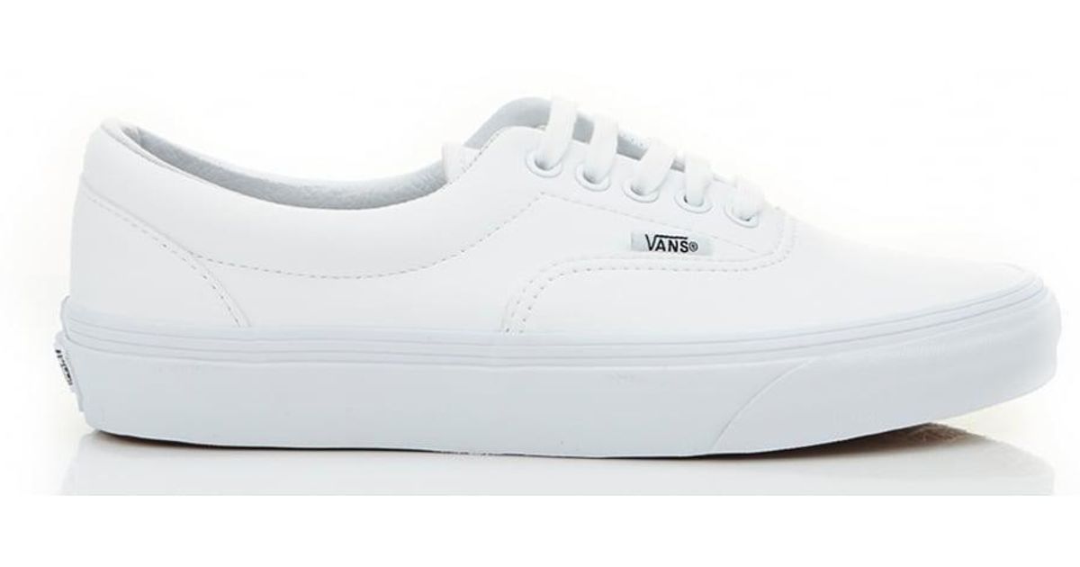 vans white leather