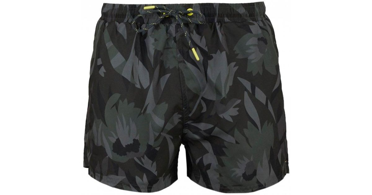 hugo boss camo swim trunks