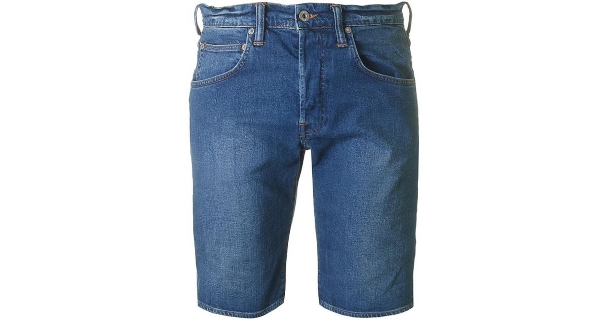 edwin denim shorts