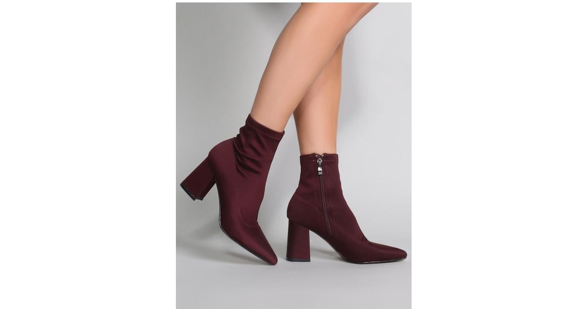 public desire burgundy boots