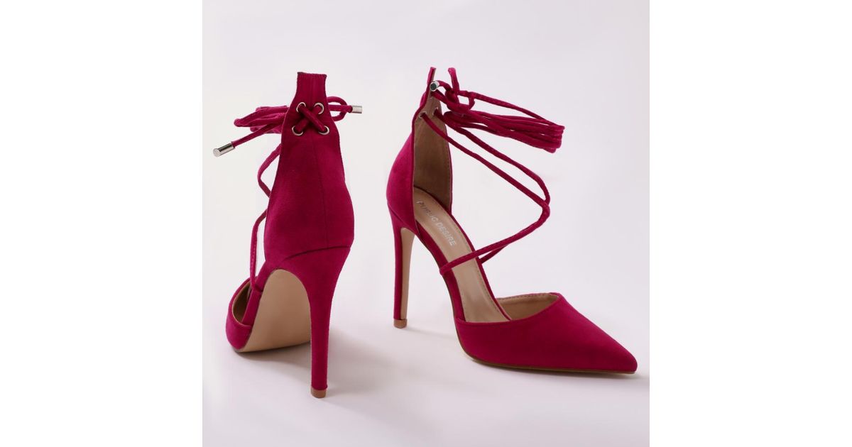 lace court heels