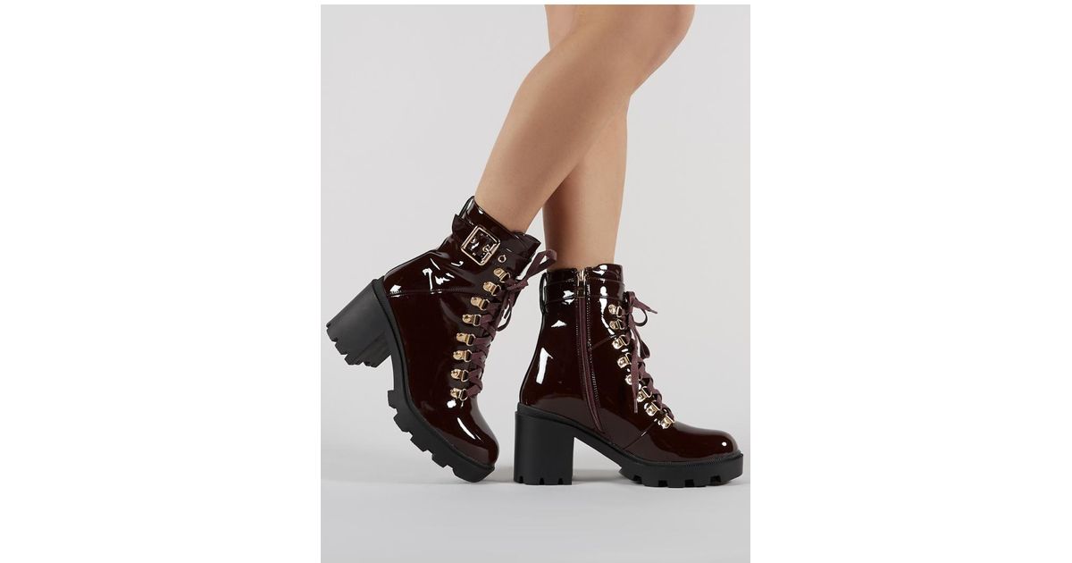 public desire burgundy boots