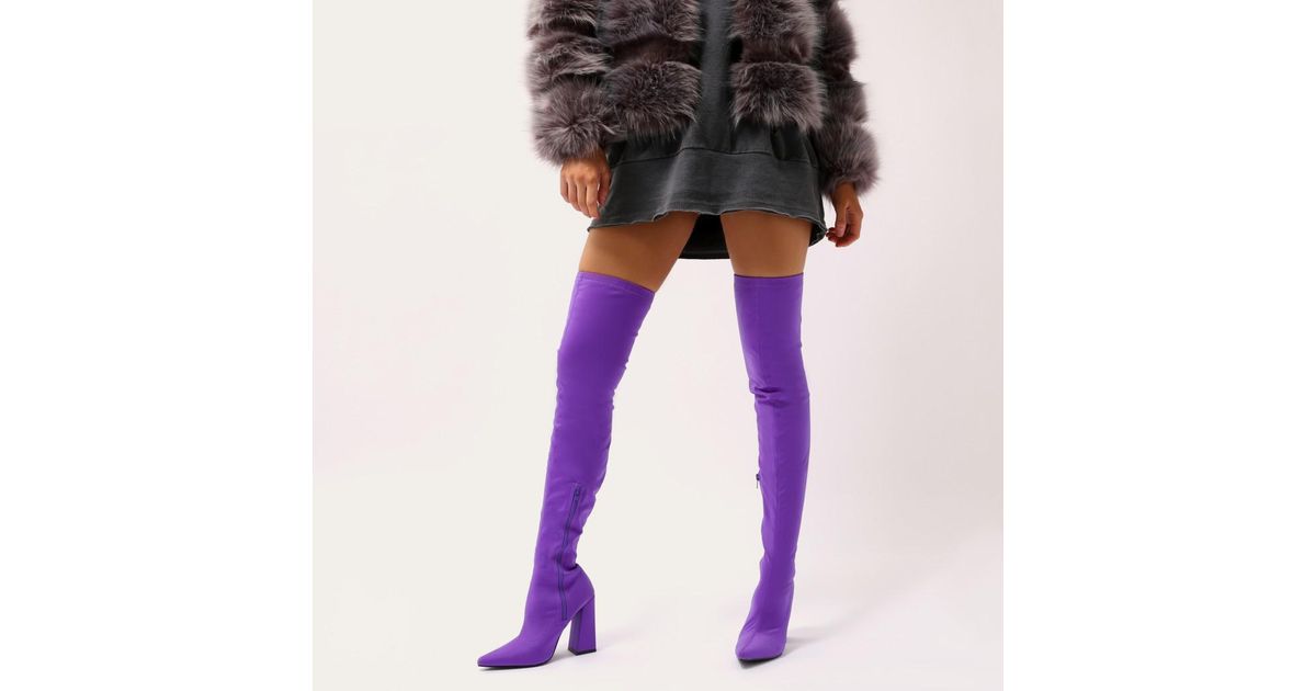 sock fit over the knee boots