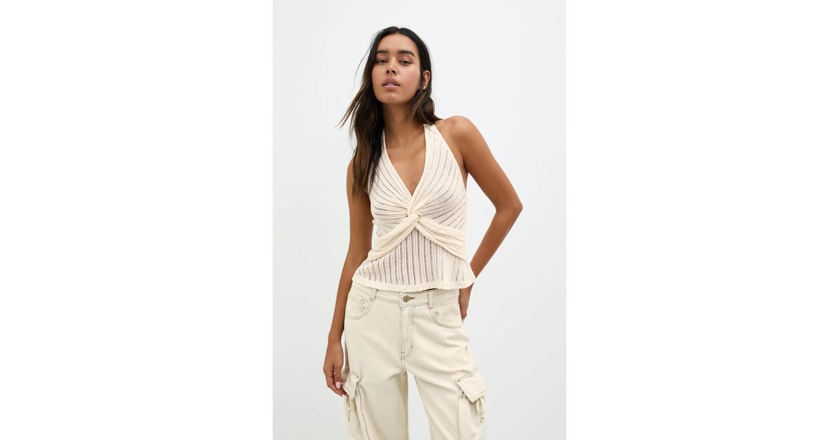 top crochet pull and bear