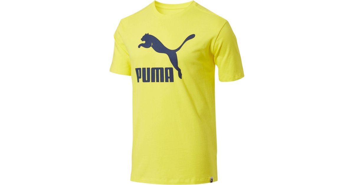 puma t shirt yellow