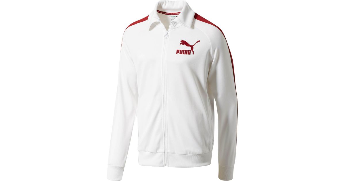 puma t7 track jacket white