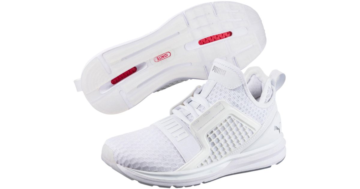 puma ignite womens white