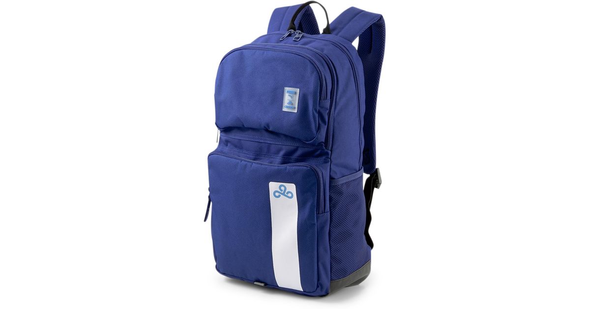 puma black and blue backpack