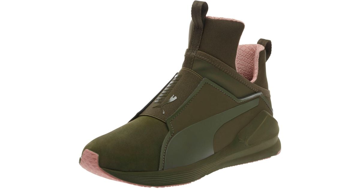 puma fierce olive green