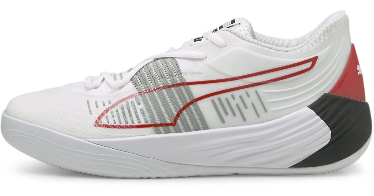 PUMA Fusion Nitro Basketball Shoes in White Lyst