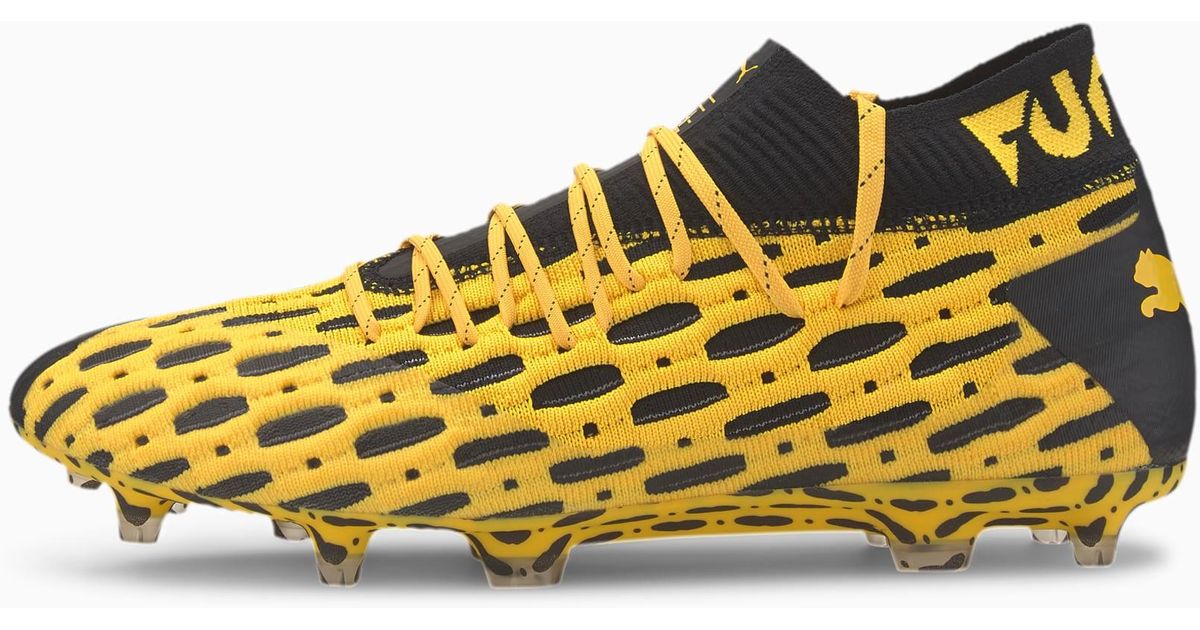 Puma Lace Future 5 1 Netfit Fg Ag Men S Soccer Cleats In Yellow For Men Lyst Puma Lace Future 5 1 Netfit Fg Ag Men S Soccer Cleats In Yellow For Men Lyst