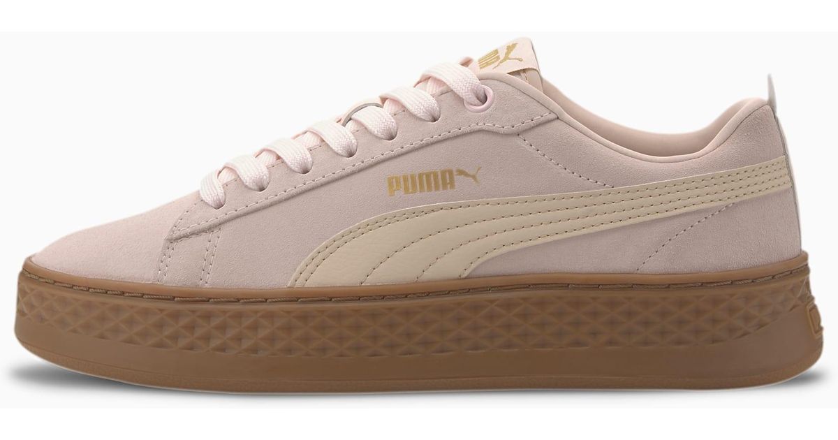 puma smash platform v2 suede women's sneakers
